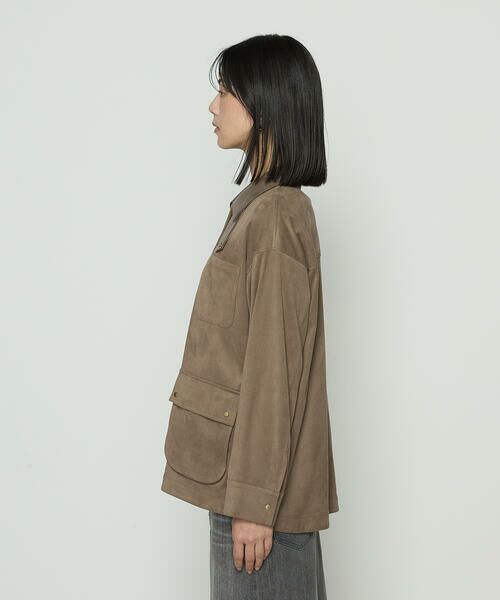 COMME CA PLATINUM S-SIZE / コムサ・プラチナ エスサイズ その他アウター | 〔 Sサイズ 〕 ストレッチスエード調 ブルゾン | 詳細14