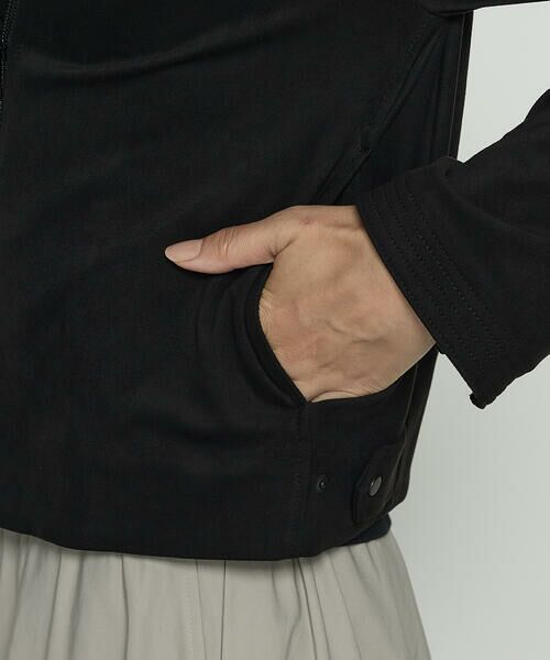 COMME CA PLATINUM S-SIZE / コムサ・プラチナ エスサイズ レザーブルゾン・ジャケット | 〔 Sサイズ 〕 ストレッチスエード調 ライダースジャケット | 詳細8