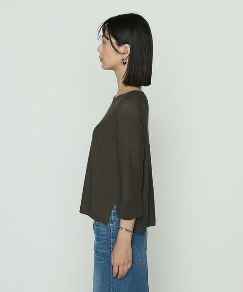 COMME CA PLATINUM S-SIZE / コムサ・プラチナ エスサイズ ニット・セーター | 〔 Sサイズ 〕 天竺裏目編み スパンコールニットプルオーバー | 詳細9