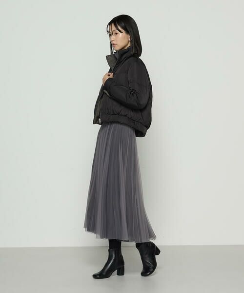 COMME CA PLATINUM S-SIZE / コムサ・プラチナ エスサイズ その他アウター | 〔 Sサイズ 〕 ドビーガンクラブチェック リバーシブルショートダウンブルゾン | 詳細3