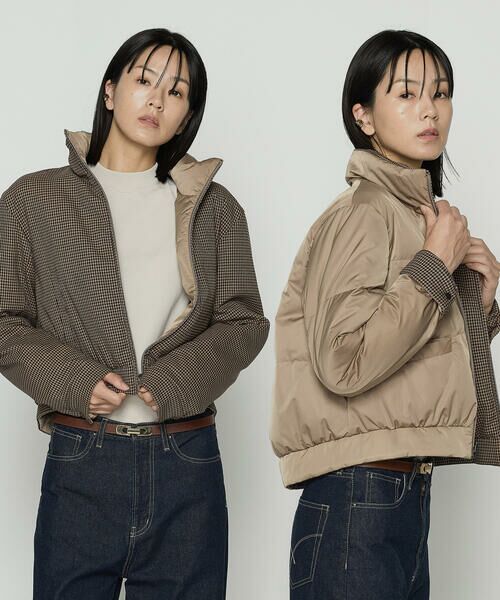 COMME CA PLATINUM S-SIZE / コムサ・プラチナ エスサイズ その他アウター | 〔 Sサイズ 〕 ドビーガンクラブチェック リバーシブルショートダウンブルゾン | 詳細19