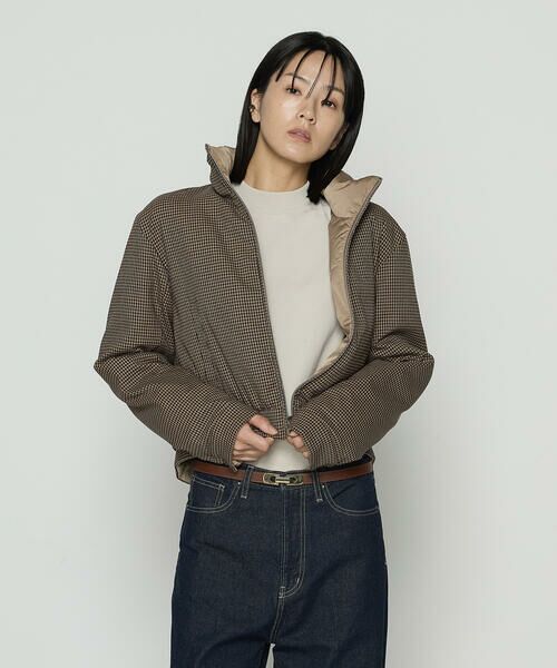 COMME CA PLATINUM S-SIZE / コムサ・プラチナ エスサイズ その他アウター | 〔 Sサイズ 〕 ドビーガンクラブチェック リバーシブルショートダウンブルゾン | 詳細21