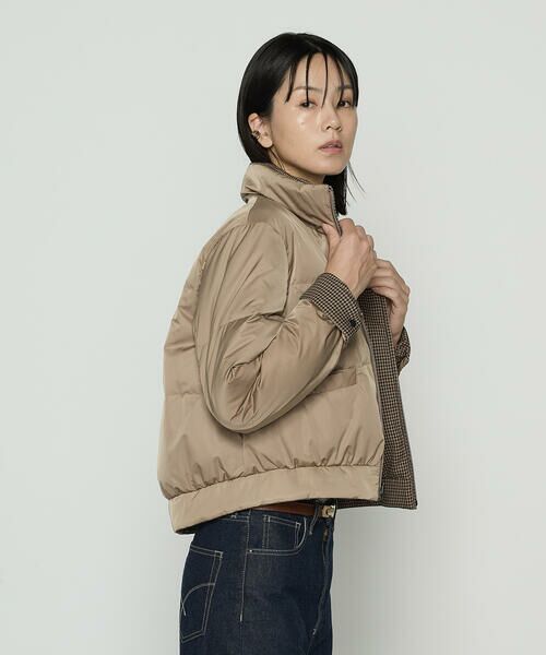 COMME CA PLATINUM S-SIZE / コムサ・プラチナ エスサイズ その他アウター | 〔 Sサイズ 〕 ドビーガンクラブチェック リバーシブルショートダウンブルゾン | 詳細24