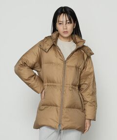 COMME CA PLATINUM S-SIZE / コムサ・プラチナ エスサイズ その他アウター | 〔 Sサイズ 〕 ライトナイロンタフタ  フード付きダウンコート