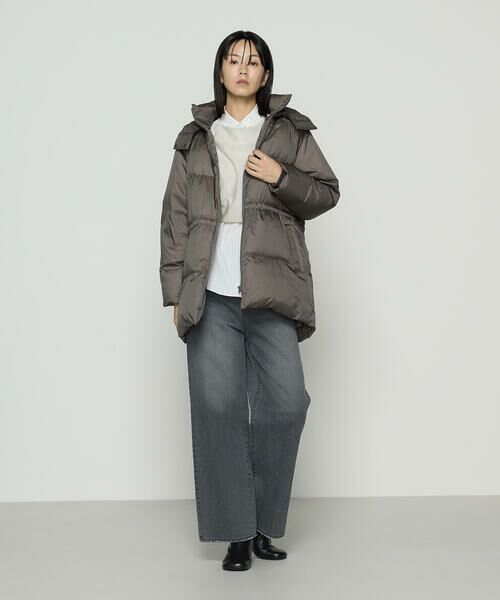 COMME CA PLATINUM S-SIZE / コムサ・プラチナ エスサイズ その他アウター | 〔 Sサイズ 〕 ライトナイロンタフタ  フード付きダウンコート | 詳細3