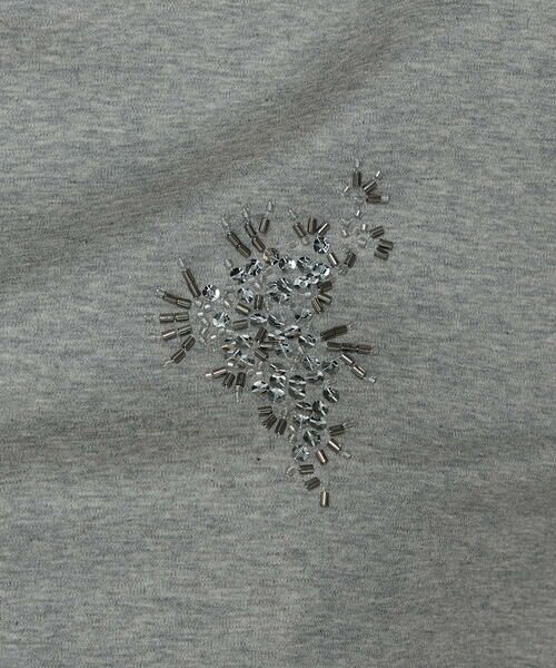 COMME CA PLATINUM S-SIZE / コムサ・プラチナ エスサイズ Tシャツ | 〔 Sサイズ 〕 スーピマバイオシルスムース ビジュー刺繍Tシャツ | 詳細16