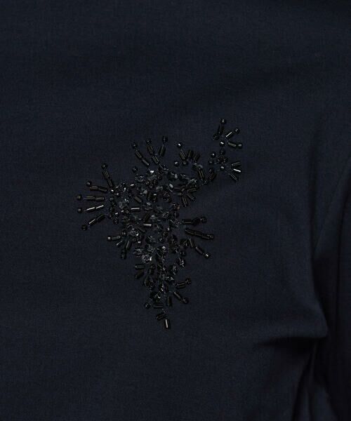 COMME CA PLATINUM S-SIZE / コムサ・プラチナ エスサイズ Tシャツ | 〔 Sサイズ 〕 スーピマバイオシルスムース ビジュー刺繍Tシャツ | 詳細21