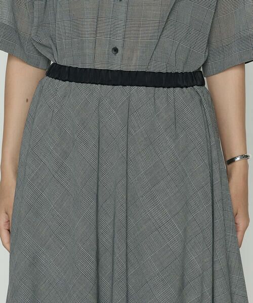 COMME CA PLATINUM S-SIZE / コムサ・プラチナ エスサイズ ロング・マキシ丈スカート | 〔 Sサイズ 〕 シアーグレンチェック バルーンスカート | 詳細5