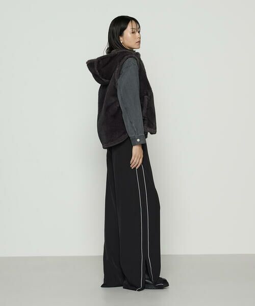 COMME CA PLATINUM S-SIZE / コムサ・プラチナ エスサイズ ベスト | 〔 Sサイズ 〕エコファー リバーシブルジレ | 詳細17