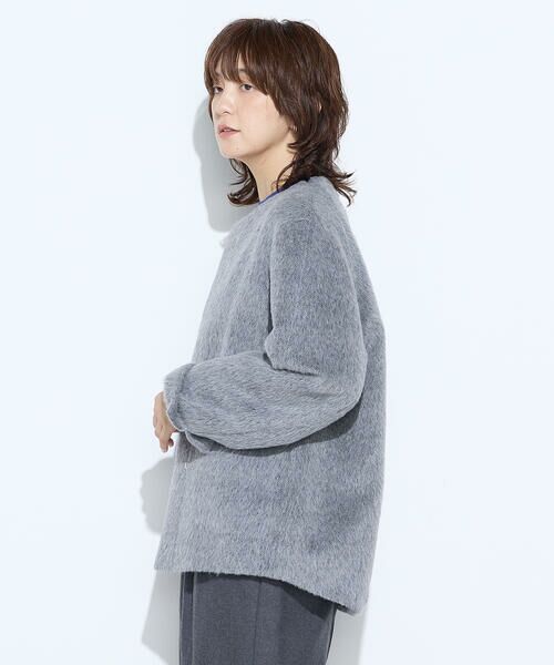 COMME CA PLATINUM S-SIZE / コムサ・プラチナ エスサイズ その他アウター | 〔 Sサイズ 〕 アルパカシャギー ノーカラージャコット | 詳細10