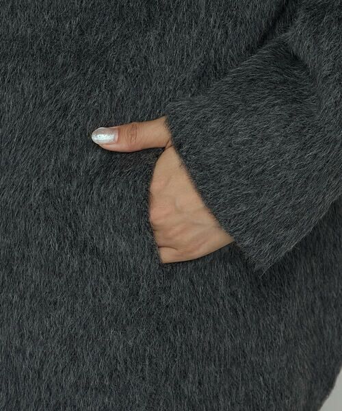 COMME CA PLATINUM S-SIZE / コムサ・プラチナ エスサイズ その他アウター | 〔 Sサイズ 〕 アルパカシャギー ノーカラージャコット | 詳細24