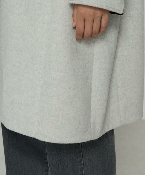 COMME CA PLATINUM S-SIZE / コムサ・プラチナ エスサイズ その他アウター | 〔 Sサイズ 〕アンゴラウール スタンドフーデットコート | 詳細17