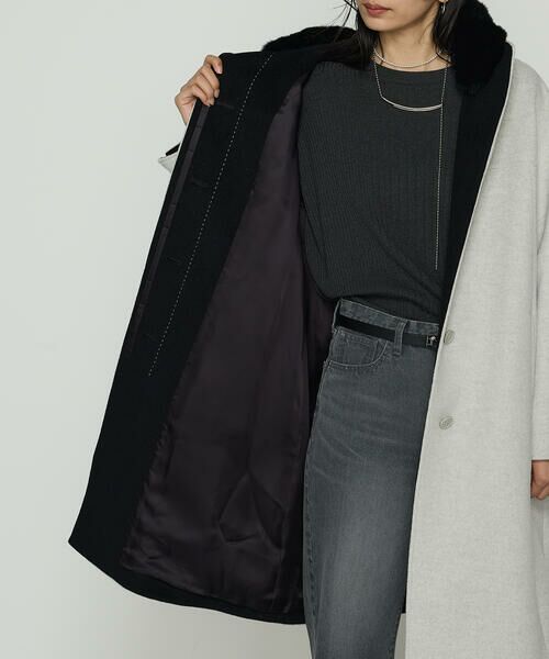 COMME CA PLATINUM S-SIZE / コムサ・プラチナ エスサイズ その他アウター | 〔 Sサイズ 〕アンゴラウール スタンドフーデットコート | 詳細19