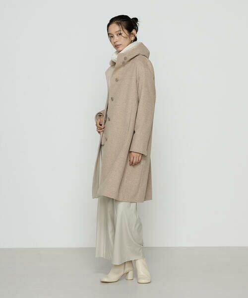 COMME CA PLATINUM S-SIZE / コムサ・プラチナ エスサイズ その他アウター | 〔 Sサイズ 〕アンゴラウール スタンドフーデットコート | 詳細22