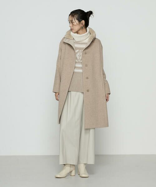 COMME CA PLATINUM S-SIZE / コムサ・プラチナ エスサイズ その他アウター | 〔 Sサイズ 〕アンゴラウール スタンドフーデットコート | 詳細23