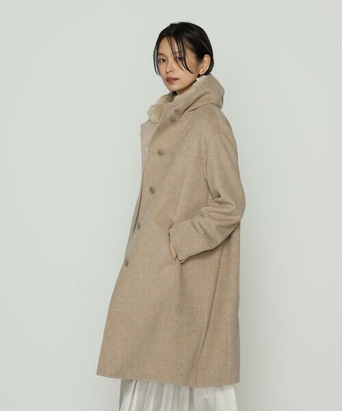 COMME CA PLATINUM S-SIZE / コムサ・プラチナ エスサイズ その他アウター | 〔 Sサイズ 〕アンゴラウール スタンドフーデットコート | 詳細27