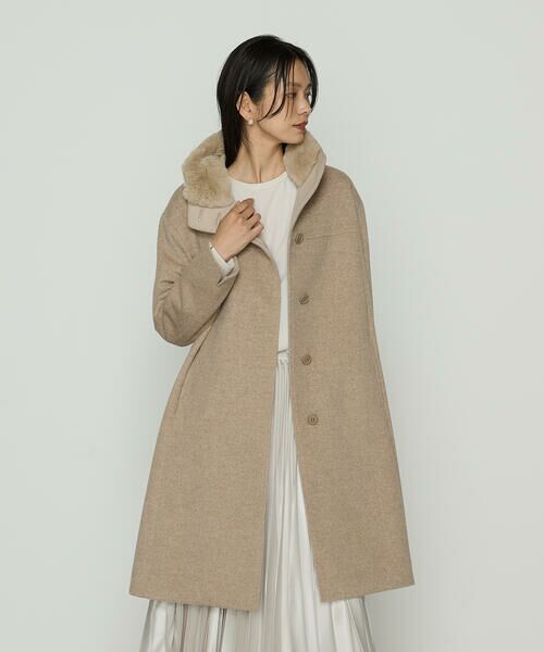 COMME CA PLATINUM S-SIZE / コムサ・プラチナ エスサイズ その他アウター | 〔 Sサイズ 〕アンゴラウール スタンドフーデットコート | 詳細29
