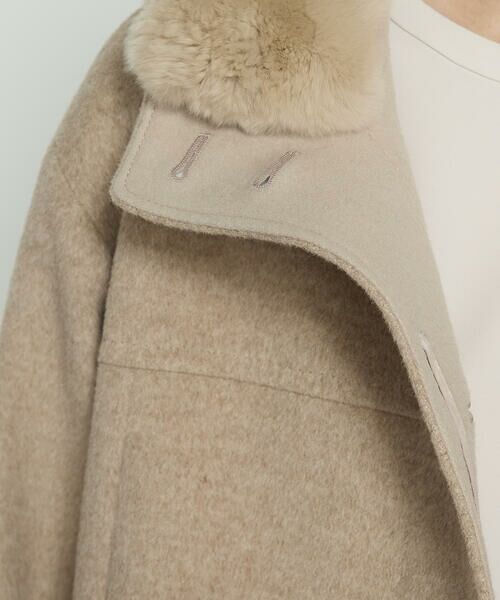 COMME CA PLATINUM S-SIZE / コムサ・プラチナ エスサイズ その他アウター | 〔 Sサイズ 〕アンゴラウール スタンドフーデットコート | 詳細30