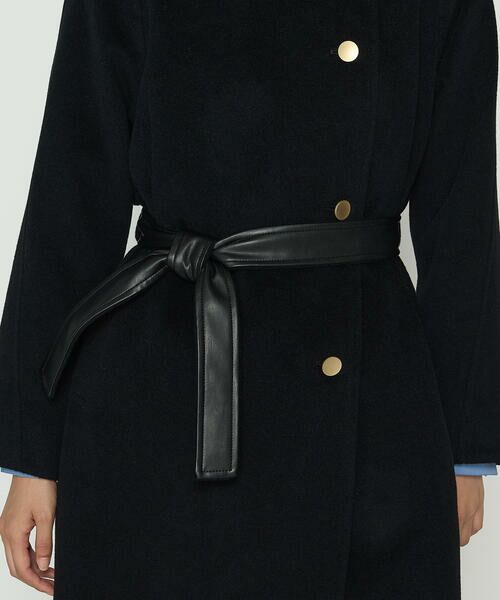 COMME CA PLATINUM S-SIZE / コムサ・プラチナ エスサイズ トレンチコート | 〔 Sサイズ 〕 アンゴラウール ロングトレンチコート | 詳細20