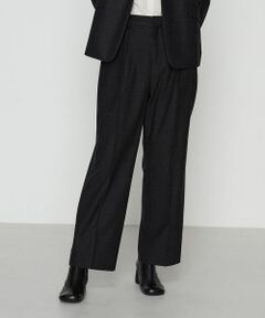 COMME CA PLATINUM S-SIZE / コムサ・プラチナ エスサイズ セットアップ | 〔 Sサイズ 〕 【セットアップ対応】トリアセウールフラノ ワイドパンツ