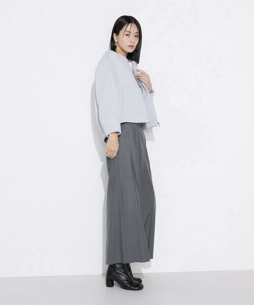 COMME CA PLATINUM S-SIZE / コムサ・プラチナ エスサイズ ブルゾン | 〔 Sサイズ 〕 ダブルエアーダンボール ノーカラーブルゾン | 詳細26