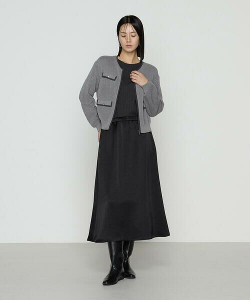 COMME CA PLATINUM S-SIZE / コムサ・プラチナ エスサイズ ロング・マキシ丈スカート | 〔 Sサイズ 〕 ビンテージダブルサテン スカート | 詳細4