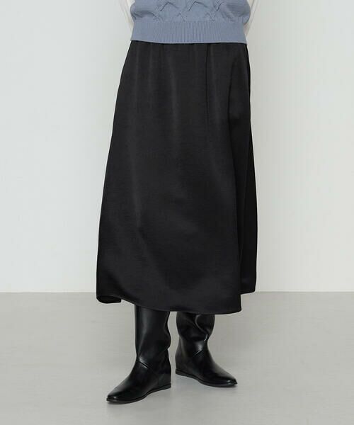 COMME CA PLATINUM S-SIZE / コムサ・プラチナ エスサイズ ロング・マキシ丈スカート | 〔 Sサイズ 〕 ビンテージダブルサテン スカート | 詳細6