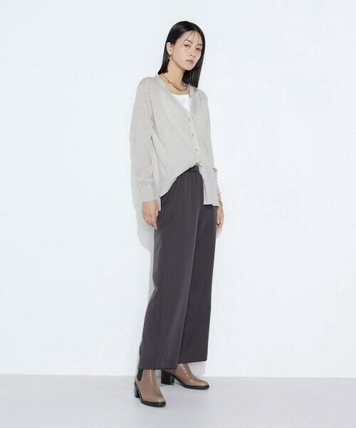 COMME CA PLATINUM S-SIZE / コムサ・プラチナ エスサイズ カーディガン・ボレロ | 〔 Sサイズ 〕 ウール梳毛 Vネックカーディガン | 詳細5