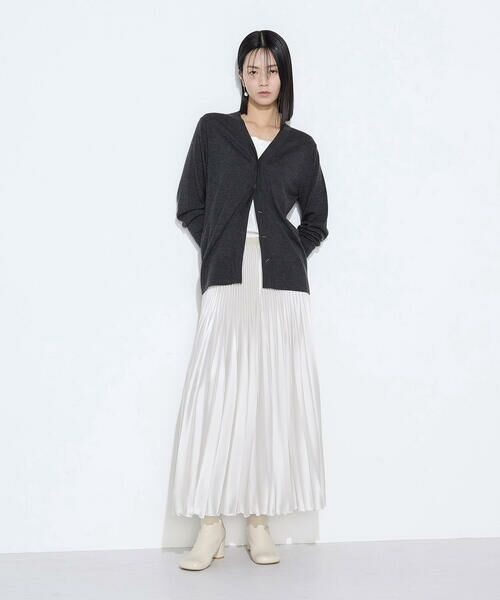 COMME CA PLATINUM S-SIZE / コムサ・プラチナ エスサイズ カーディガン・ボレロ | 〔 Sサイズ 〕 ウール梳毛 Vネックカーディガン | 詳細17