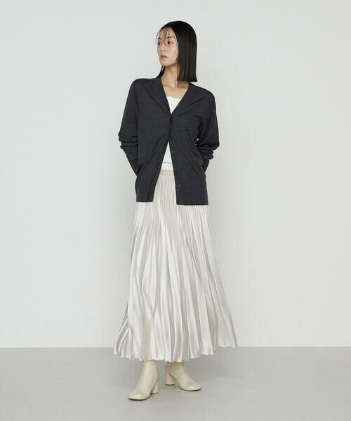 COMME CA PLATINUM S-SIZE / コムサ・プラチナ エスサイズ カーディガン・ボレロ | 〔 Sサイズ 〕 ウール梳毛 Vネックカーディガン | 詳細9