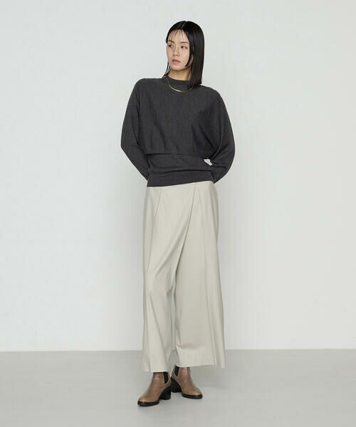 COMME CA PLATINUM S-SIZE / コムサ・プラチナ エスサイズ その他トップス | 〔 Sサイズ 〕 ウール梳毛 ツインニット | 詳細9