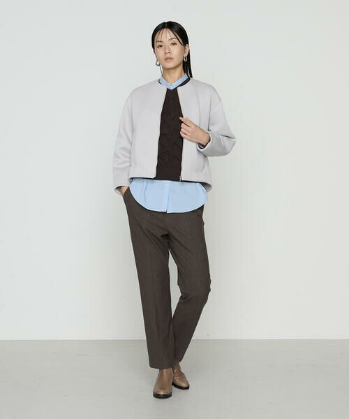 COMME CA PLATINUM S-SIZE / コムサ・プラチナ エスサイズ シャツ・ブラウス | 〔 Sサイズ 〕 コットンナイロンシャンブレー カーチフ付きシャツ | 詳細16