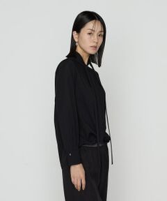 COMME CA PLATINUM S-SIZE / コムサ・プラチナ エスサイズ シャツ・ブラウス | 〔 Sサイズ 〕 フィネスボイル ボウタイシャツ