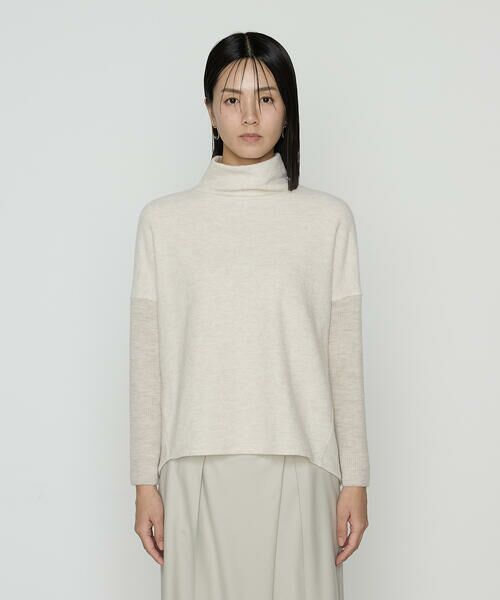 COMME CA PLATINUM S-SIZE / コムサ・プラチナ エスサイズ カットソー | 〔 Sサイズ 〕 ウールブークレー  ボトルネックプルオーバー | 詳細9