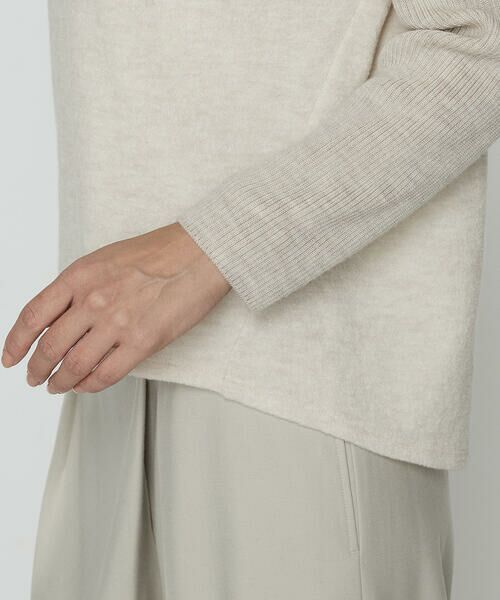 COMME CA PLATINUM S-SIZE / コムサ・プラチナ エスサイズ カットソー | 〔 Sサイズ 〕 ウールブークレー  ボトルネックプルオーバー | 詳細13