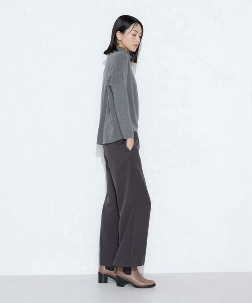 COMME CA PLATINUM S-SIZE / コムサ・プラチナ エスサイズ カットソー | 〔 Sサイズ 〕 ウールブークレー  ボトルネックプルオーバー | 詳細25