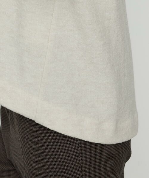 COMME CA PLATINUM S-SIZE / コムサ・プラチナ エスサイズ カットソー | 〔 Sサイズ 〕 ウールブークレー スヌード付きプルオーバー | 詳細19