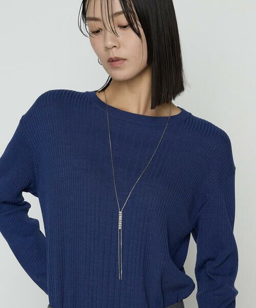 COMME CA PLATINUM S-SIZE / コムサ・プラチナ エスサイズ ニット・セーター | 〔 Sサイズ 〕 シルクコットン ベーシックニットプルオーバー | 詳細19