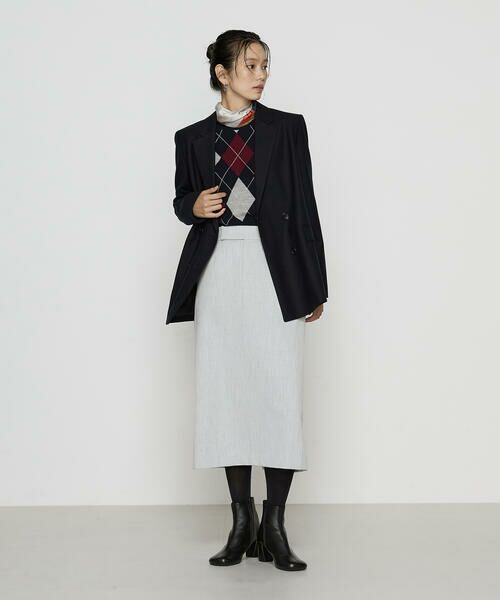 COMME CA PLATINUM S-SIZE / コムサ・プラチナ エスサイズ ミニ・ひざ丈スカート | 〔 Sサイズ 〕 裏起毛2WAYストレッチ スカート | 詳細1