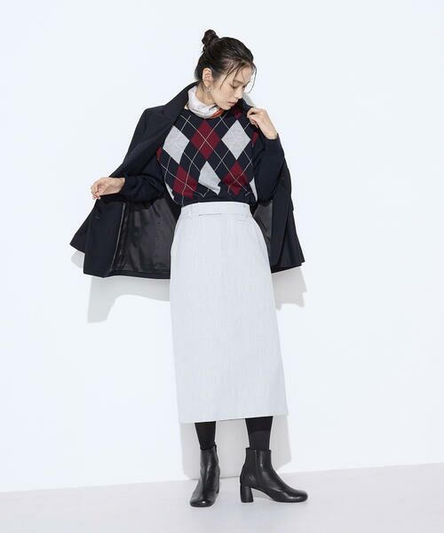 COMME CA PLATINUM S-SIZE / コムサ・プラチナ エスサイズ ミニ・ひざ丈スカート | 〔 Sサイズ 〕 裏起毛2WAYストレッチ スカート | 詳細14