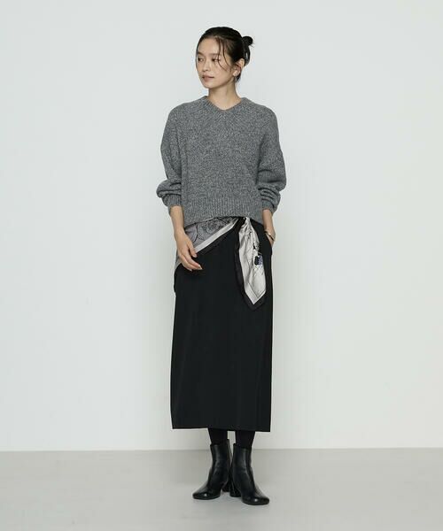 COMME CA PLATINUM S-SIZE / コムサ・プラチナ エスサイズ ミニ・ひざ丈スカート | 〔 Sサイズ 〕 裏起毛2WAYストレッチ スカート | 詳細17