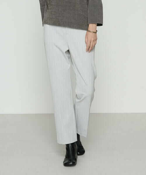 COMME CA PLATINUM S-SIZE / コムサ・プラチナ エスサイズ その他パンツ | 〔 Sサイズ 〕 裏起毛2WAYストレッチ パンツ(03:ライトグレー)