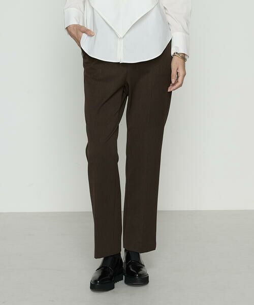 COMME CA PLATINUM S-SIZE / コムサ・プラチナ エスサイズ その他パンツ | 〔 Sサイズ 〕 裏起毛2WAYストレッチ パンツ(14:ブラウン)
