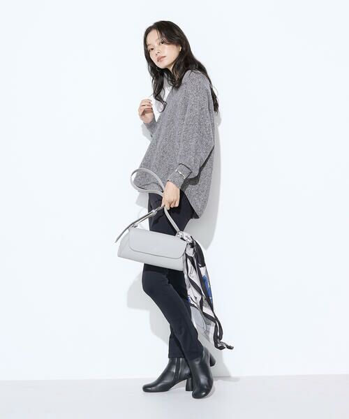 COMME CA PLATINUM S-SIZE / コムサ・プラチナ エスサイズ ニット・セーター | 〔 Sサイズ 〕 和紙ブークレー ホールガーメントプルオーバー | 詳細6