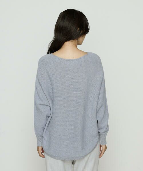 COMME CA PLATINUM S-SIZE / コムサ・プラチナ エスサイズ ニット・セーター | 〔 Sサイズ 〕 和紙ブークレー ホールガーメントプルオーバー | 詳細22