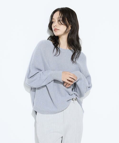 COMME CA PLATINUM S-SIZE / コムサ・プラチナ エスサイズ ニット・セーター | 〔 Sサイズ 〕 和紙ブークレー ホールガーメントプルオーバー | 詳細29