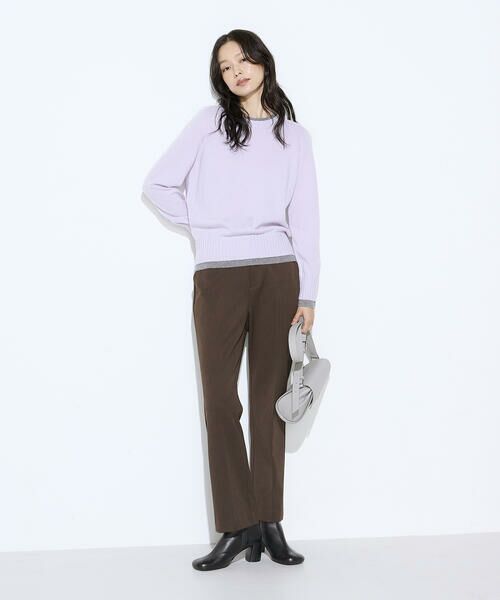 COMME CA PLATINUM S-SIZE / コムサ・プラチナ エスサイズ ニット・セーター | 〔 Sサイズ 〕 カシミヤ混ウール バイカラーニット | 詳細28