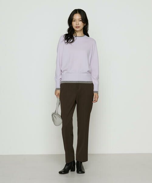 COMME CA PLATINUM S-SIZE / コムサ・プラチナ エスサイズ ニット・セーター | 〔 Sサイズ 〕 カシミヤ混ウール バイカラーニット | 詳細17