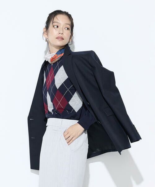 COMME CA PLATINUM S-SIZE / コムサ・プラチナ エスサイズ ニット・セーター | 〔 Sサイズ 〕 アーガイルニット プルオーバー | 詳細23