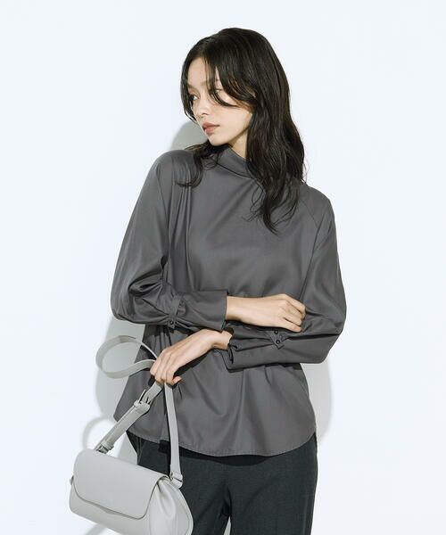 COMME CA PLATINUM S-SIZE / コムサ・プラチナ エスサイズ シャツ・ブラウス | 〔 Sサイズ 〕 フルダルスパンマイクロピーチ ブラウス | 詳細12